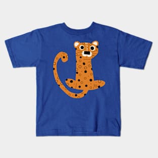 Cheetah kawaii Kids T-Shirt